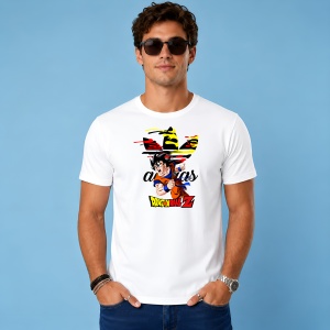 Tricou Goku Drafon Bal Z Warrior Street Style Mashup Grafic, din bumbac 100% Copii | Dama | Barbat