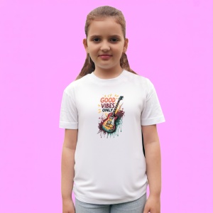 Tricou Good Vibes Only Chitara Electrica, Copii | Dama | Barbat - Img 3