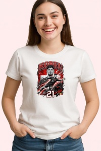 Tricou Gregor Kobel Elvetia Portar Fotbal, din bumbac 100% , tricou alb pentru Copii | Dama | Barbat