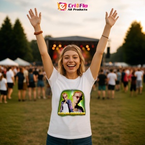 Tricou Gus Dapperton - Neon Green, muzica Hip-Hop, Dama | Barbat | Copii - Img 8