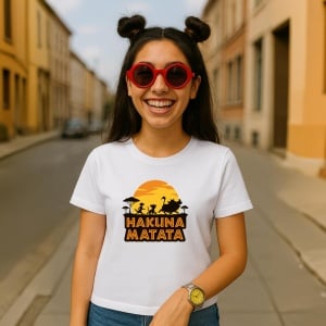 Tricou Hakuna Matata - Copii | Dama | Barbat - Img 5