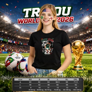 Tricou Hirving Lozano Mexico World Cup Fifa 2026, din bumbac 100%, tricou negru, Copii | Dama | Barbat - Img 8