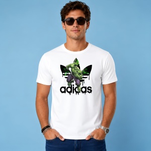 Tricou Hulk Gigantul Verde Graffiti Urban Logo Negru Street Art, din bumbac 100% Copii | Dama | Barbat - Img 3