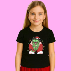 Tricou Huntrix K Pop Hunters Demon Monster Verde Stil Caricatura Craciun, din bumbac 100%, tricou negru, Copii | Dama | Barbat