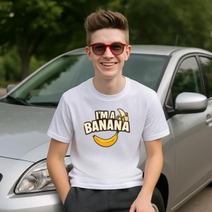 Tricou I m a banana - Copii | Dama | Barbat - Img 9