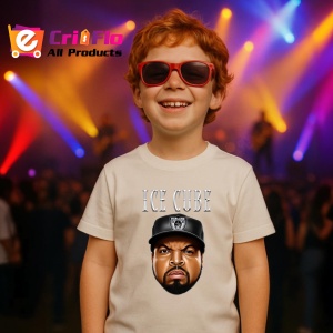 Tricou Ice Cube - Cartoon Head, muzica (Comedie / Rap ironic), Dama | Barbat | Copii - Img 12