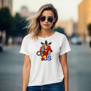 Tricou Ironman Power Fire Tricou Alb - Copii | Dama | Barbat - Img 8