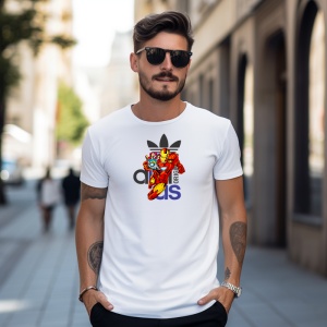 Tricou Ironman Power Fire Tricou Alb - Copii | Dama | Barbat - Img 9