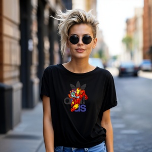 Tricou Ironman Power Fire Tricou Negru - Copii | Dama | Barbat - Img 8