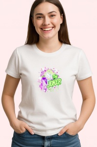 Tricou joker efect topire contrast intens, Copii | Dama | Barbat - Img 4