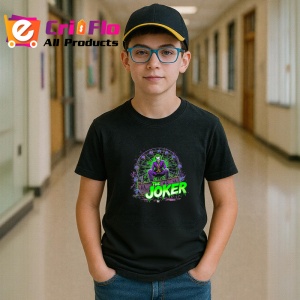 Tricou Joker roata mare tema carnaval, Copii | Dama | Barbat , tricou negru - Img 6