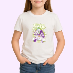 Tricou joker stropi verzi in miscare, Copii | Dama | Barbat - Img 3