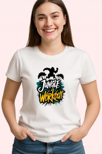 Tricou Jungle Workout Verde Activ, Copii | Dama | Barbat - Img 4