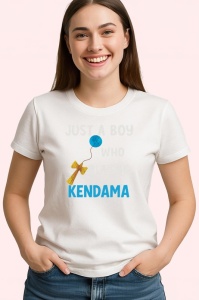 Tricou Kendama boy just a boy who loves playing kendama, din bumbac 100%, tricou alb, Copii | Dama | Barbat - Img 2