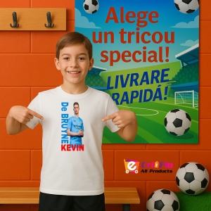Tricou Kevin De Bruyne Manchester City Prezentare - Copii | Dama | Barbat - Img 6