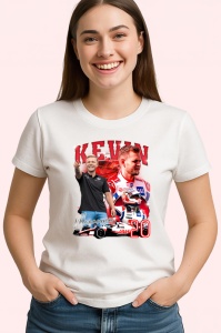 Tricou Kevin Magnussen Poster Colaj Echipa Haas Formula 1, Copii | Dama | Barbat - Img 3