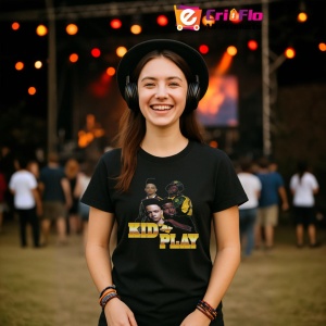 Tricou Kid 'n Play, muzica POP, Dama | Barbat | Copii, Culoare Negru - Img 5
