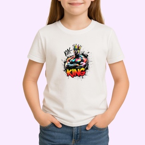 Tricou King Of The Gym Muschi Coroana, Copii | Dama | Barbat - Img 3