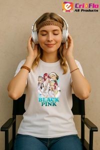 Tricou KPOP dama cu trupa formatia BLACKPINK 8 , music Coreean 167