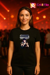 Tricou KPOP dama cu trupa formatia JENNIE BACK , music Coreean 224 - Img 4