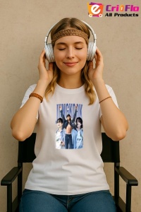 Tricou KPOP dama cu trupa formatia JUNGKOOK 2 , music Coreean 241 - Img 8