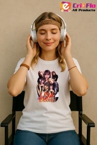 Tricou KPOP dama cu trupa formatia lisa 5 , music Coreean 258 - Img 8