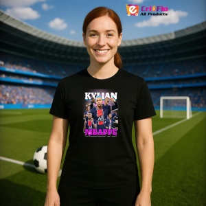 Tricou Kylian Mbappe PSG goal - Copii | Dama | Barbat - Img 10