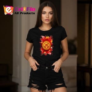 Tricou Kyrgyzstan Steag Splash Art, Copii | Dama | Barbat, culoare negru - Img 10