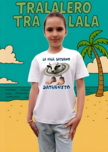 Tricou La Vaca Saturno Saturnita 4 ** Tralalero Tralala Copii | Dama | Barbat - Img 4