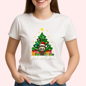 Tricou Labubu craciun cadou, Unisex Dama si Barbat | Copii - Img 2