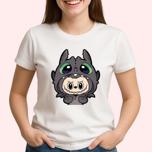 Tricou Labubu dragon train, Unisex Dama si Barbat | Copii - Img 2
