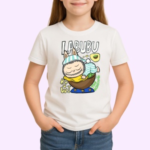 Tricou Labubu kiwi hamac, Unisex Dama si Barbat | Copii
