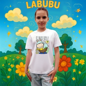 Tricou Labubu kiwi hamac, Unisex Dama si Barbat | Copii - Img 3