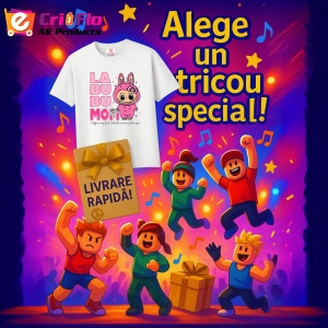 Tricou Labubu mama cu text, Unisex Dama si Barbat | Copii - Img 11