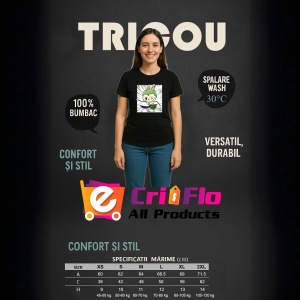 Tricou Labubu zoro, Unisex Dama si Barbat | Copii, Culoare Negru - Img 7