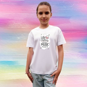 Tricou Life Is Nothing Without Music, Copii | Dama | Barbat - Img 7