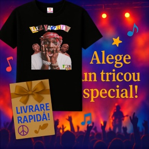 Tricou Lil Yachty - Hands on Head, muzica Rap, Dama | Barbat | Copii, Culoare Negru - Img 11
