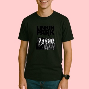 Tricou Linkin Park - Group Photo, muzica Pop, Dama | Barbat | Copii, Culoare Negru