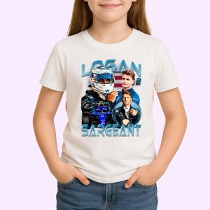 Tricou Logan Sargeant Formula 1, Copii | Dama | Barbat - Img 3