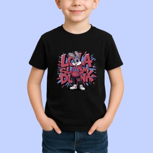 Tricou Lola slam dunk basket style si fundal urban Copii | Dama | Barbat Barbat - Img 5