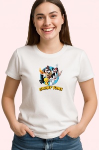 Tricou Looney Tunes clasici ai animatiei in scene haioase, Copii | Dama | Barbat - Img 3