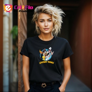 Tricou Looney Tunes clasici ai animatiei in scene haioase, Copii | Dama | Barbat , tricou negru - Img 8