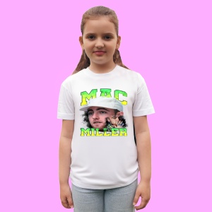 Tricou Mac Miller Portret artistic, muzica Rap / Emo Rap, Dama | Barbat | Copii - Img 3