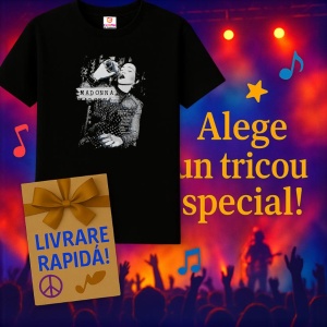 Tricou Madonna, muzica Rap, Dama | Barbat | Copii, Culoare Negru - Img 15