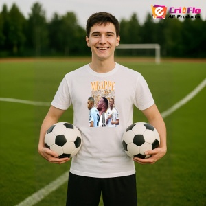 Tricou Madrid Real Mbappe Best Love - Copii | Dama | Barbat - Img 3