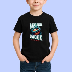 Tricou Mamba Mode Negru, Copii | Dama | Barbat