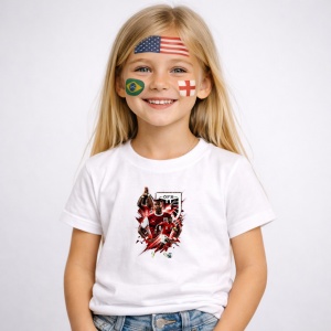 Tricou Marcel Sabitzer Austria World Cup Fifa 2026 V2, din bumbac 100%, tricou alb, Copii | Dama | Barbat - Img 2