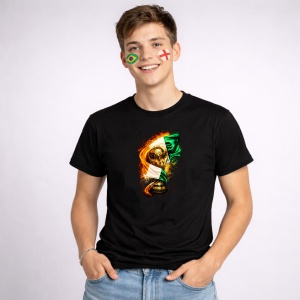 Tricou Marfin World Cup Fifa 2026, din bumbac 100%, tricou negru, Copii | Dama | Barbat - Img 2