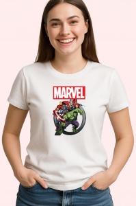 Tricou Marvel super eroi celebri precum Hulk Thor si Iron Man, Copii | Dama | Barbat - Img 4
