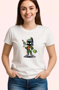 Tricou Marvin the Martian – Cartoon Graffiti Style Copii | Dama | Barbat Barbat - Img 4